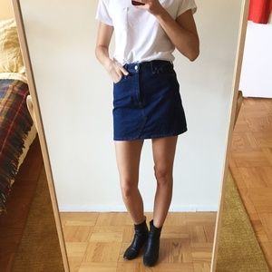 Dark Wash Denim Mini